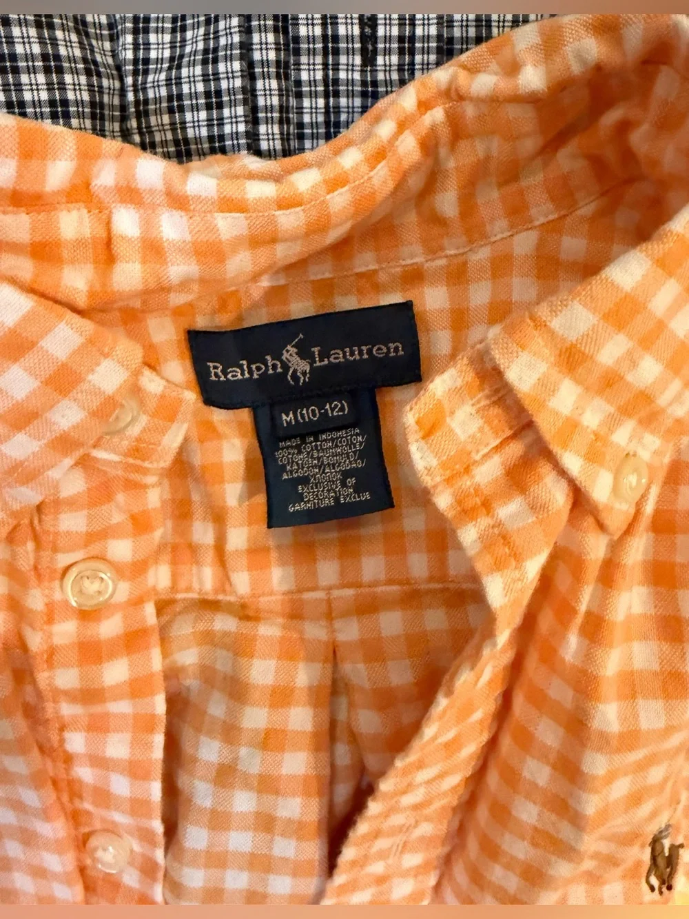 Ralph Lauren youth size medium 10/12 long sleeve & short sleeve button downs